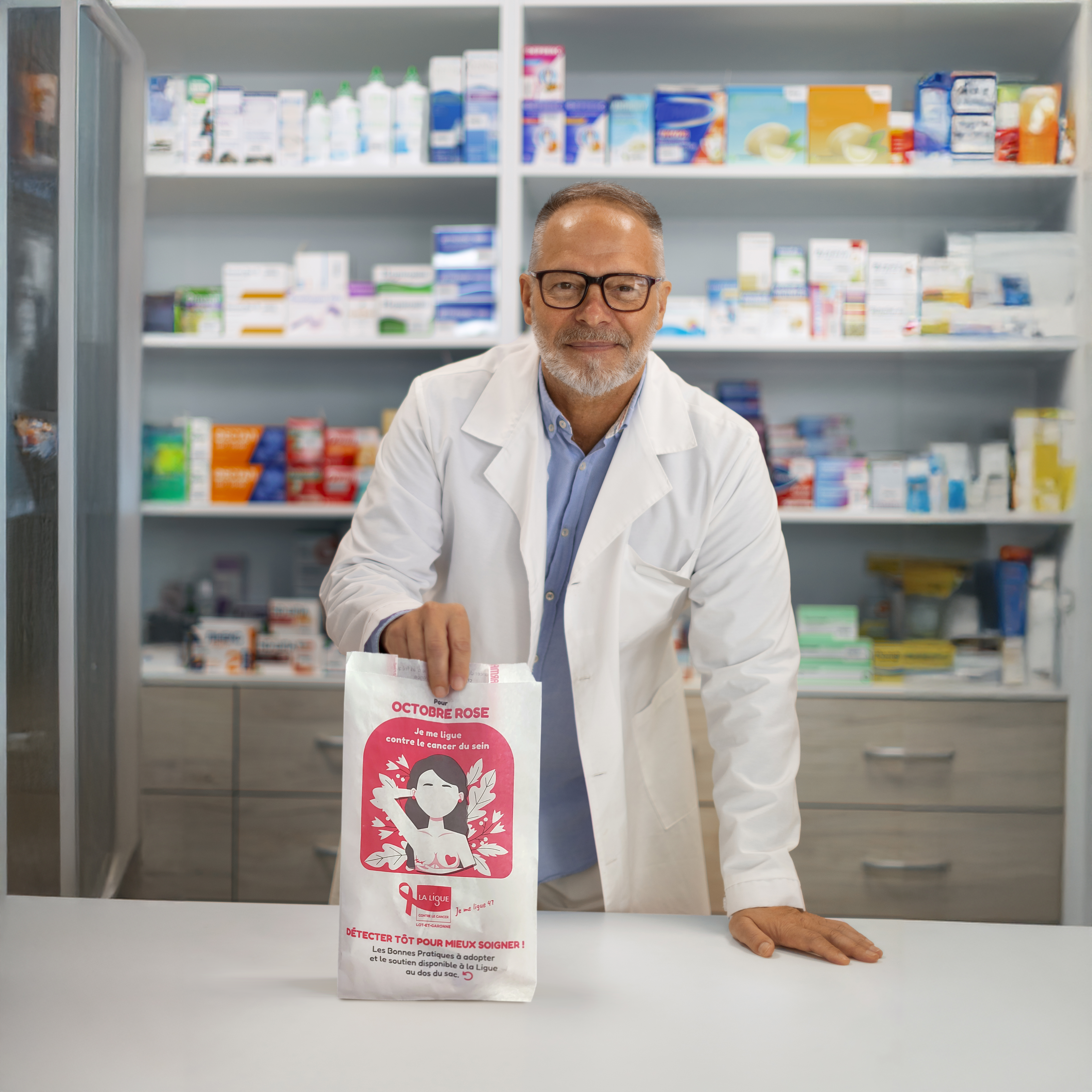 publipharma sac pharmacie personnalisé personnalisable papier communication guyenne presse